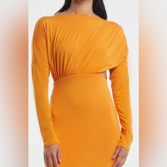 THE LINE BY K PASCAL DRESS TANGERINE - XS - Picture 5 of 7